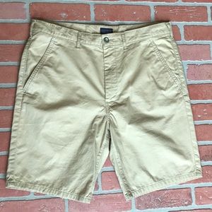 Levi's Khaki Straight Shorts